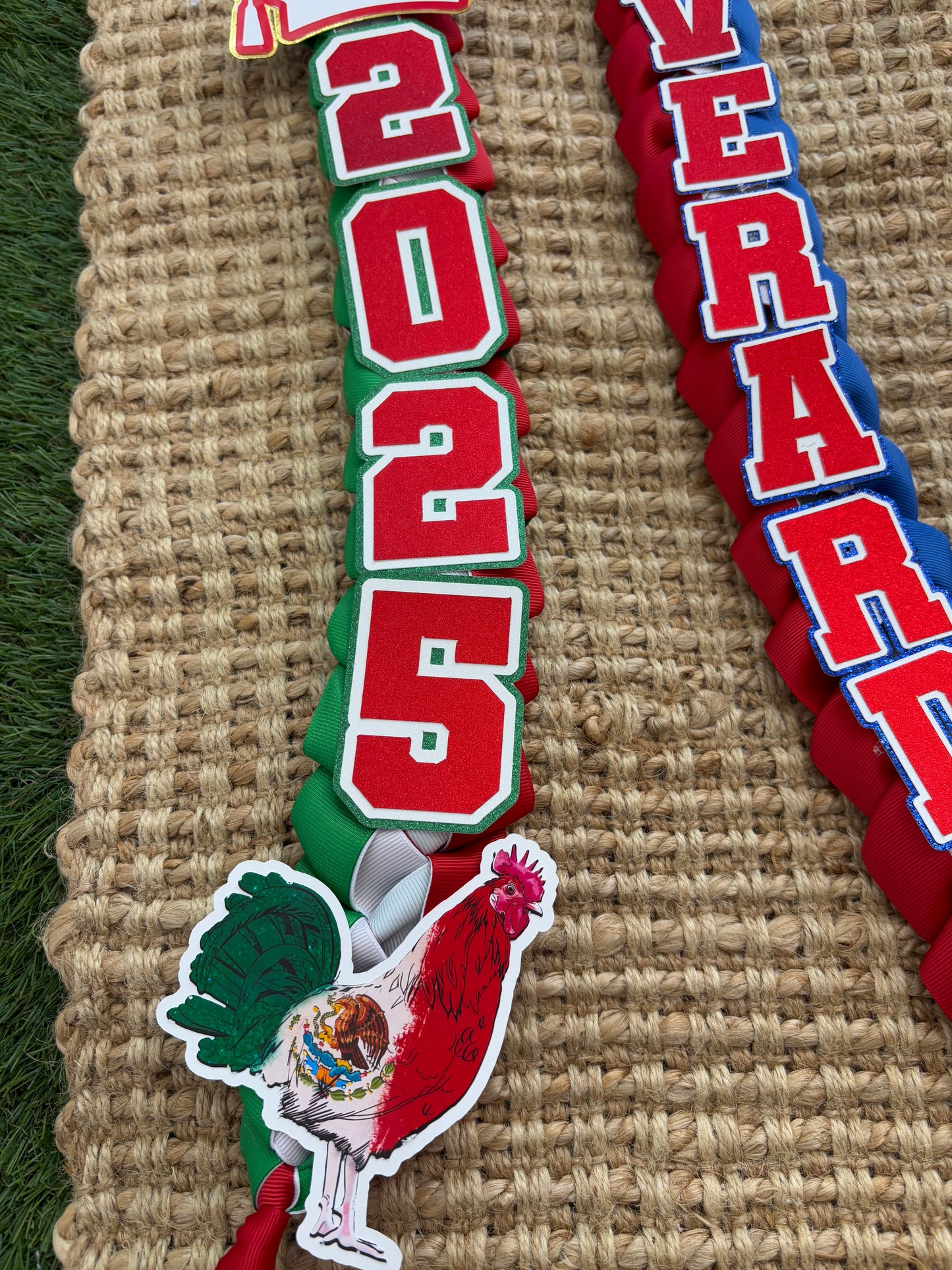 Mexico & USA graduation lei
