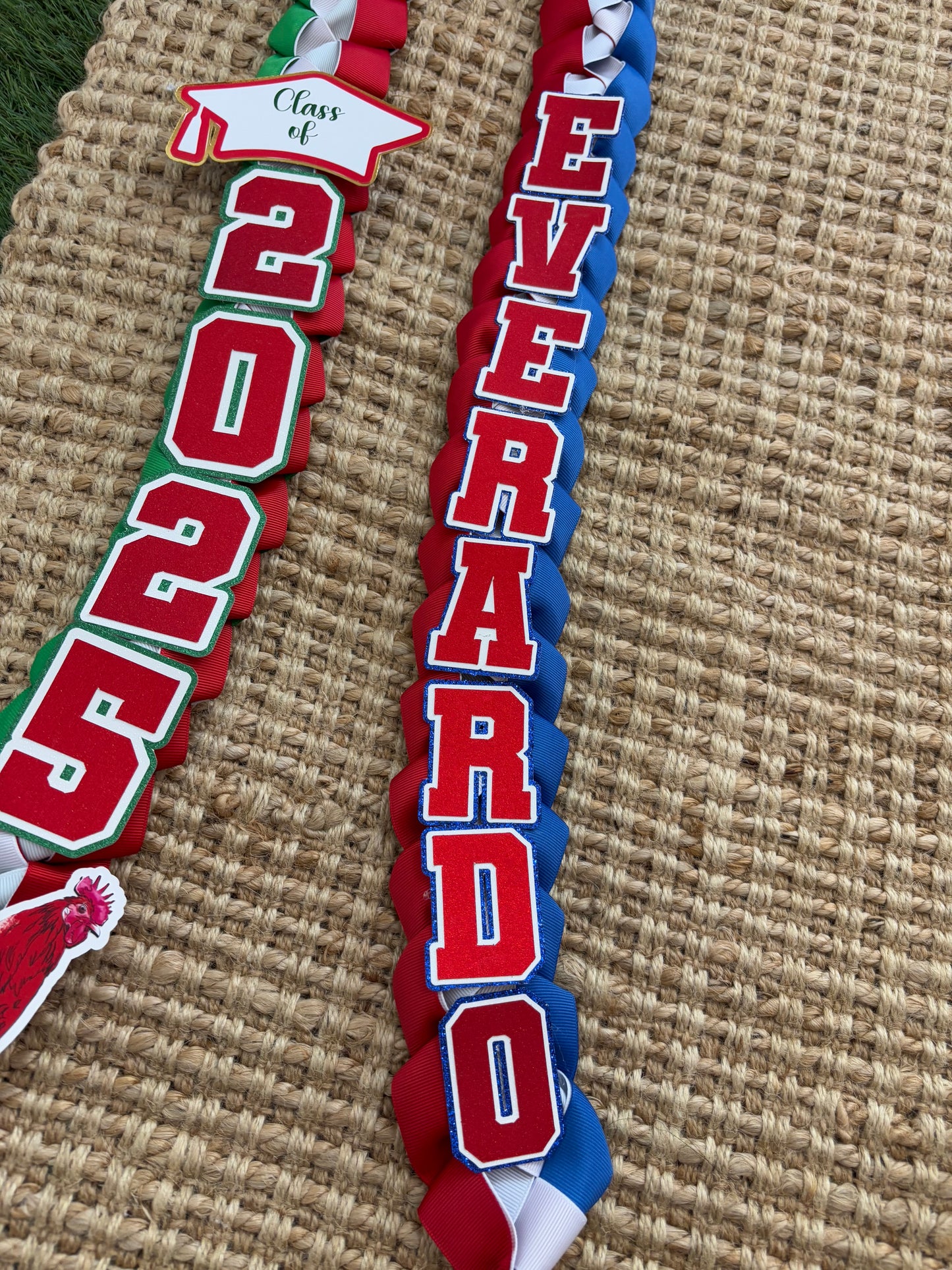 Mexico & USA graduation lei