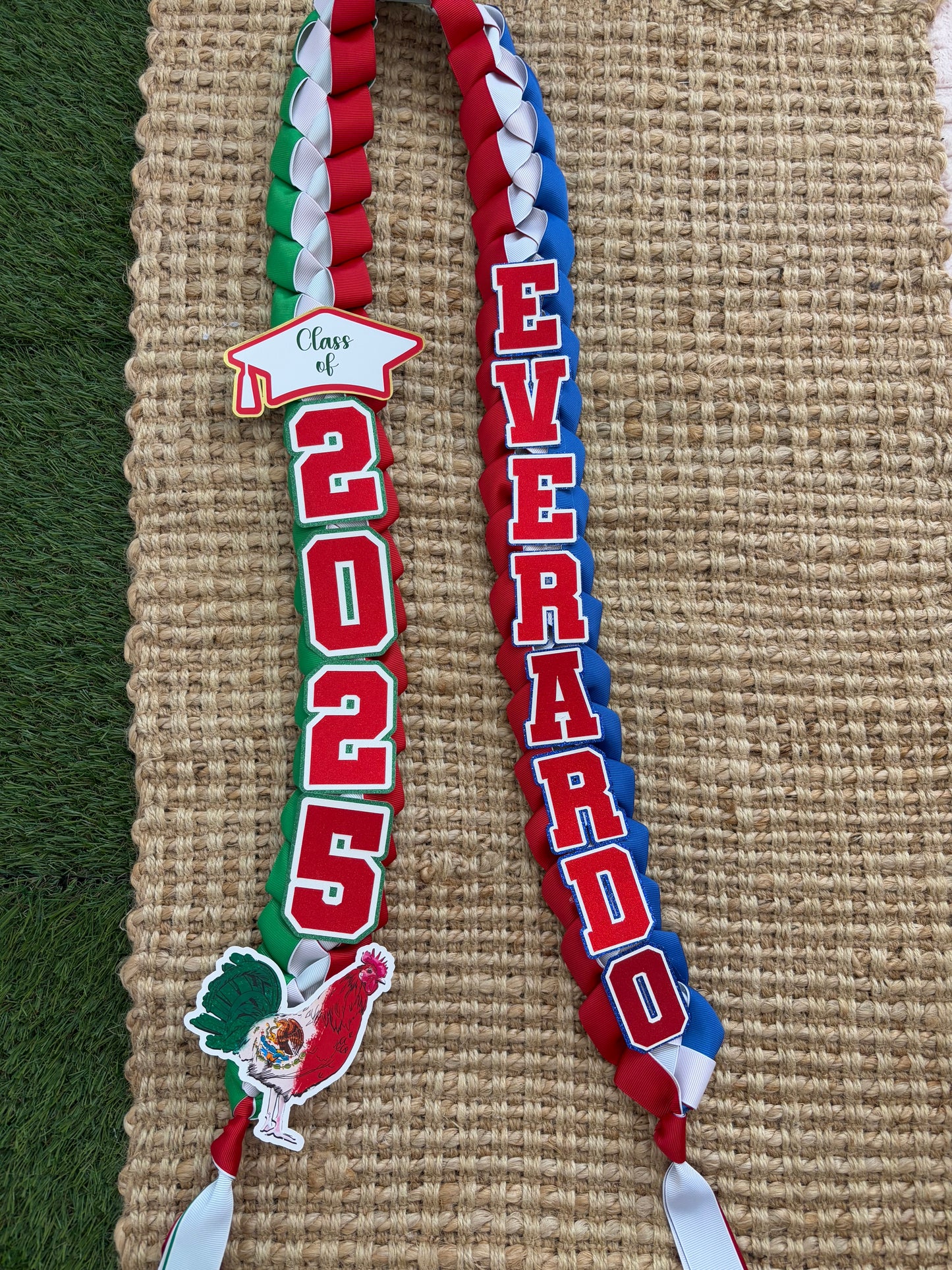 Mexico & USA graduation lei