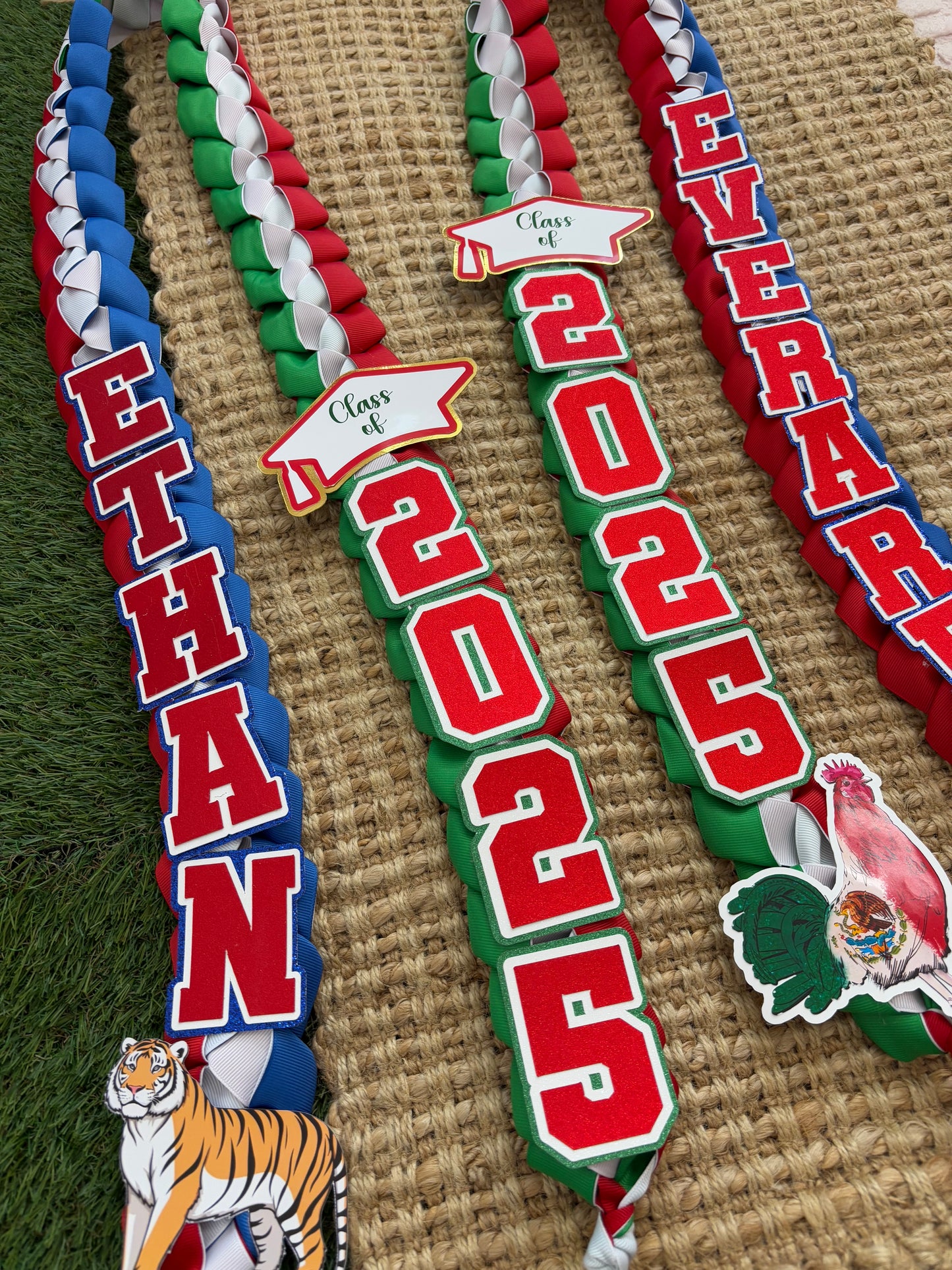 Mexico & USA graduation lei