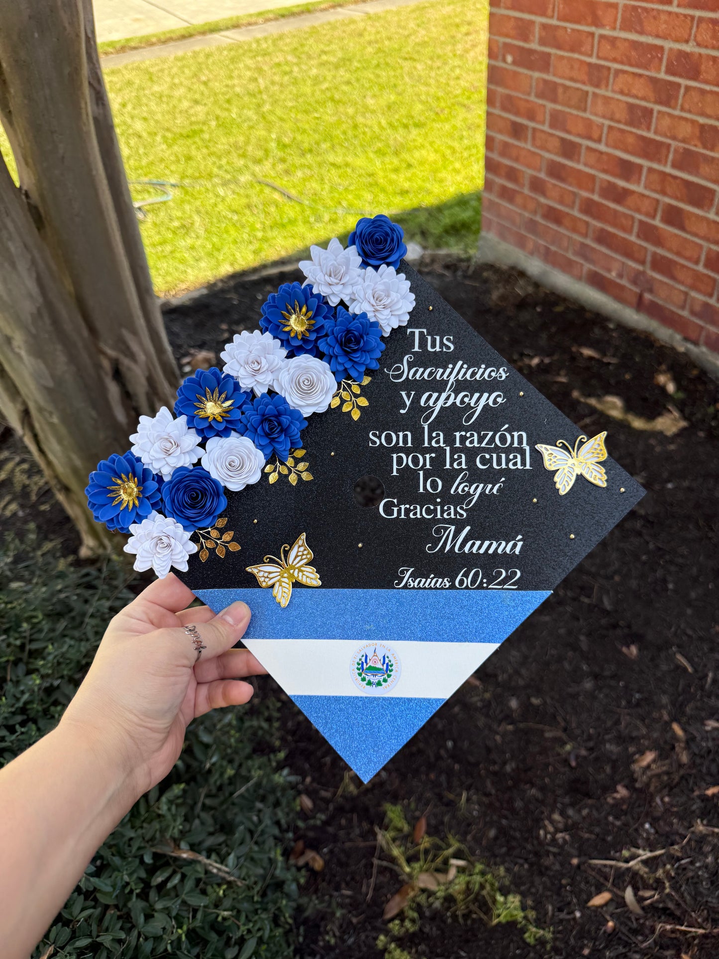 Grad Cap Topper 1 Country Flag