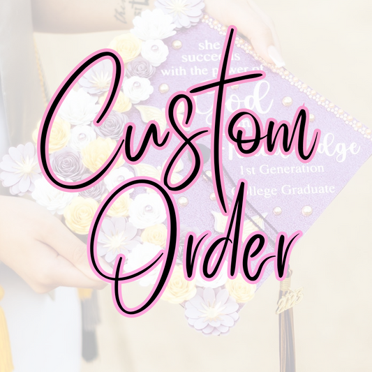 Custom topper order