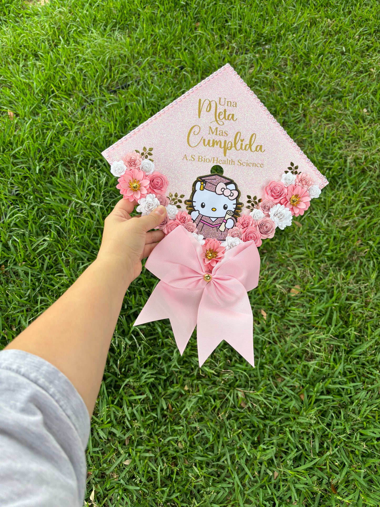 Kitty Grad Cap Topper