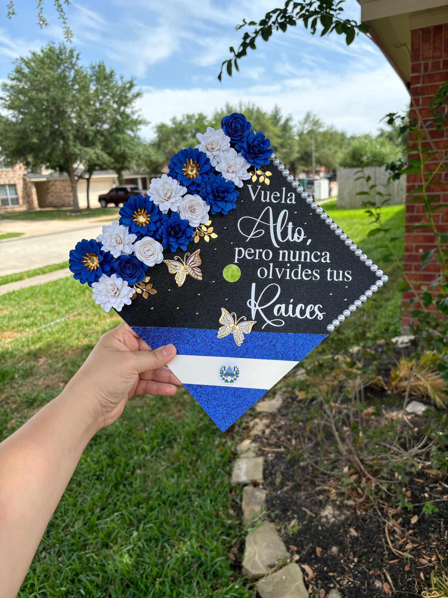 Grad Cap Topper 1 Country Flag