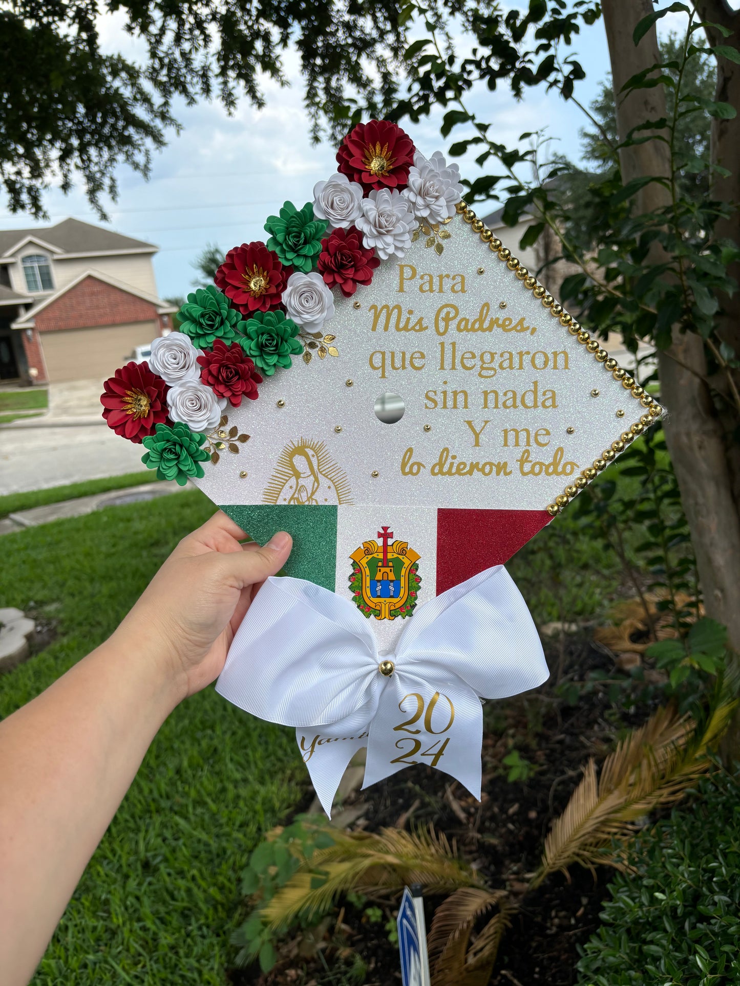 Grad Cap Topper 1 Country Flag