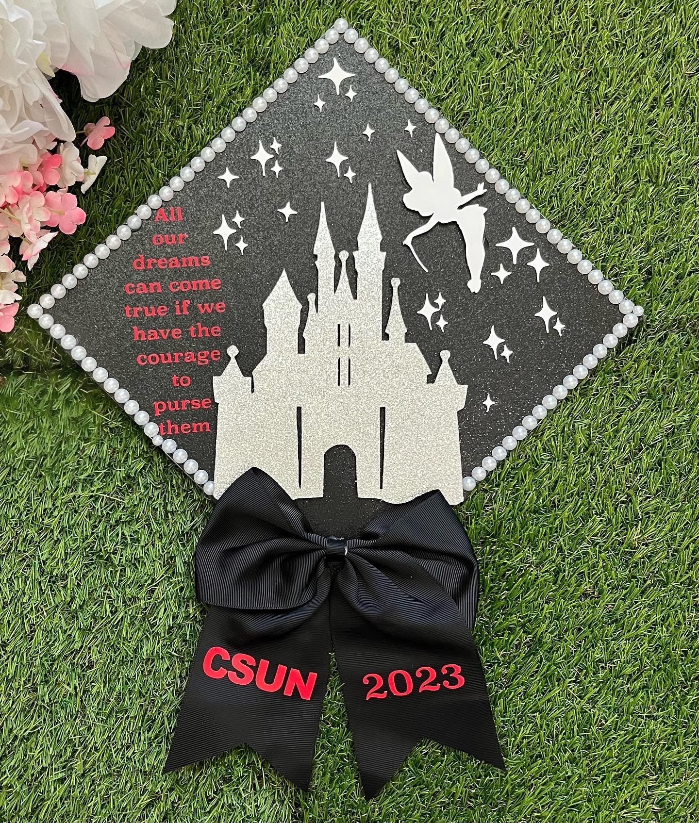 Grad Cap Topper/ no flowers