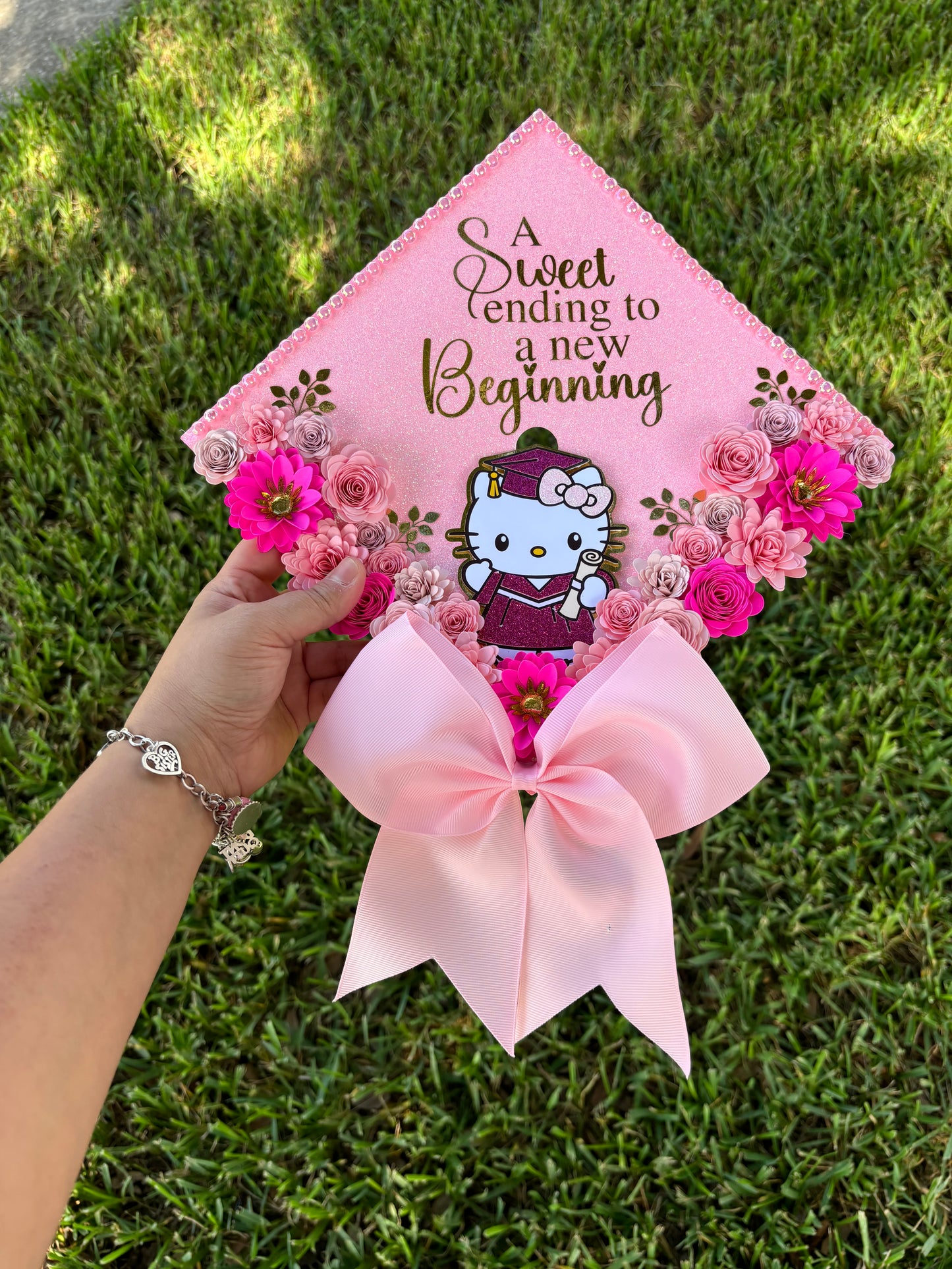 PRE MADE Grad Cap Topper