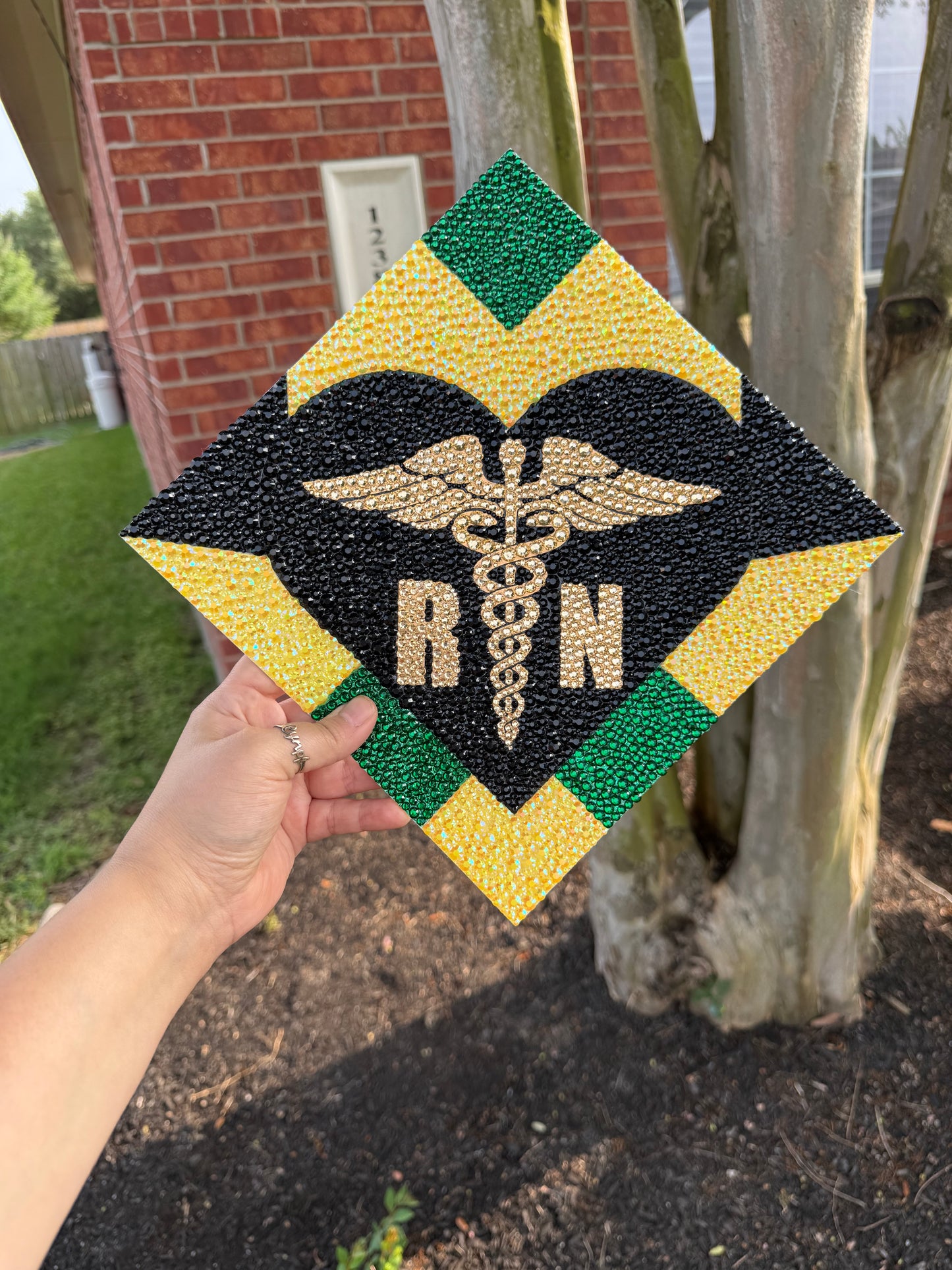 Custom bling topper
