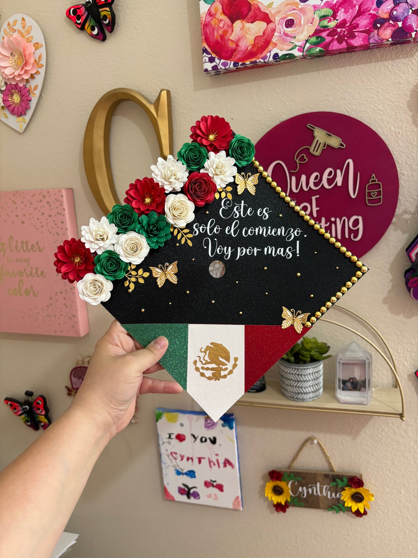 PRE MADE Grad Cap Topper