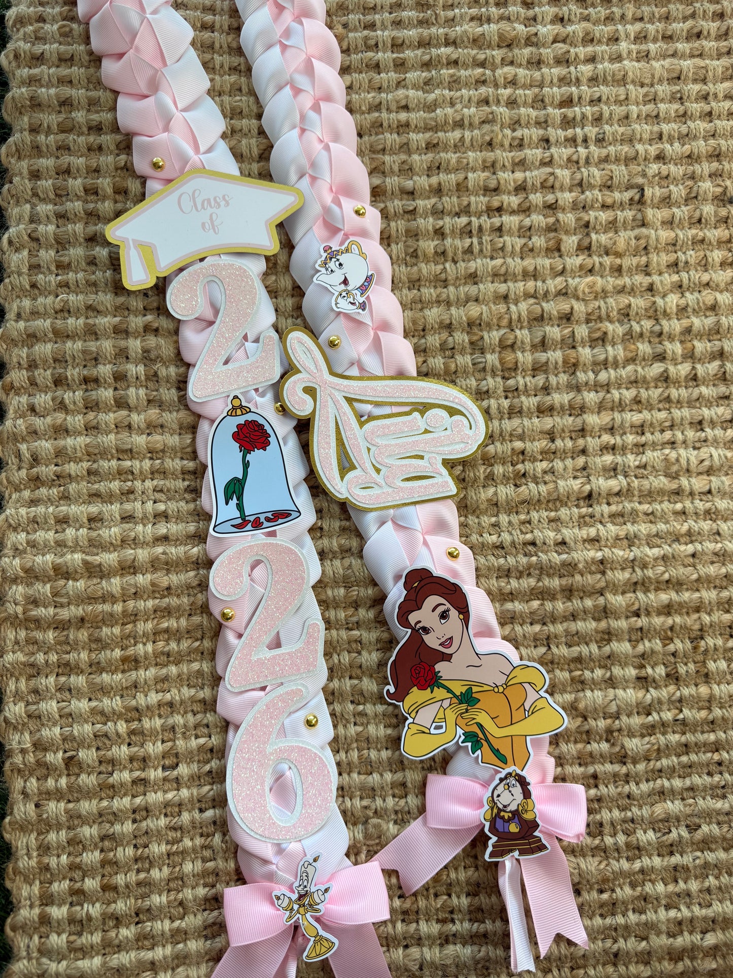 Custom Graduation Lei (CURSIVE NAME)