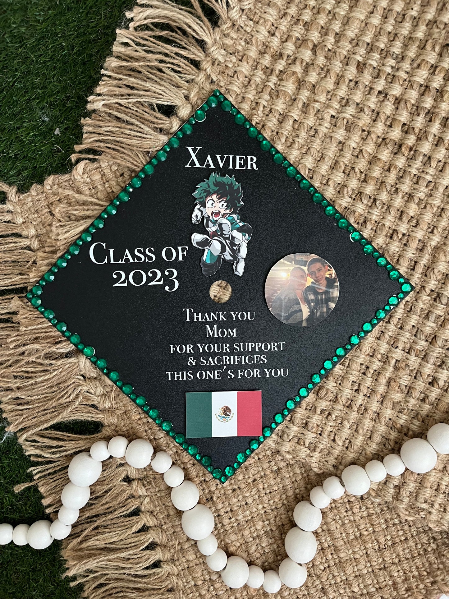 Grad Cap Topper/ no flowers