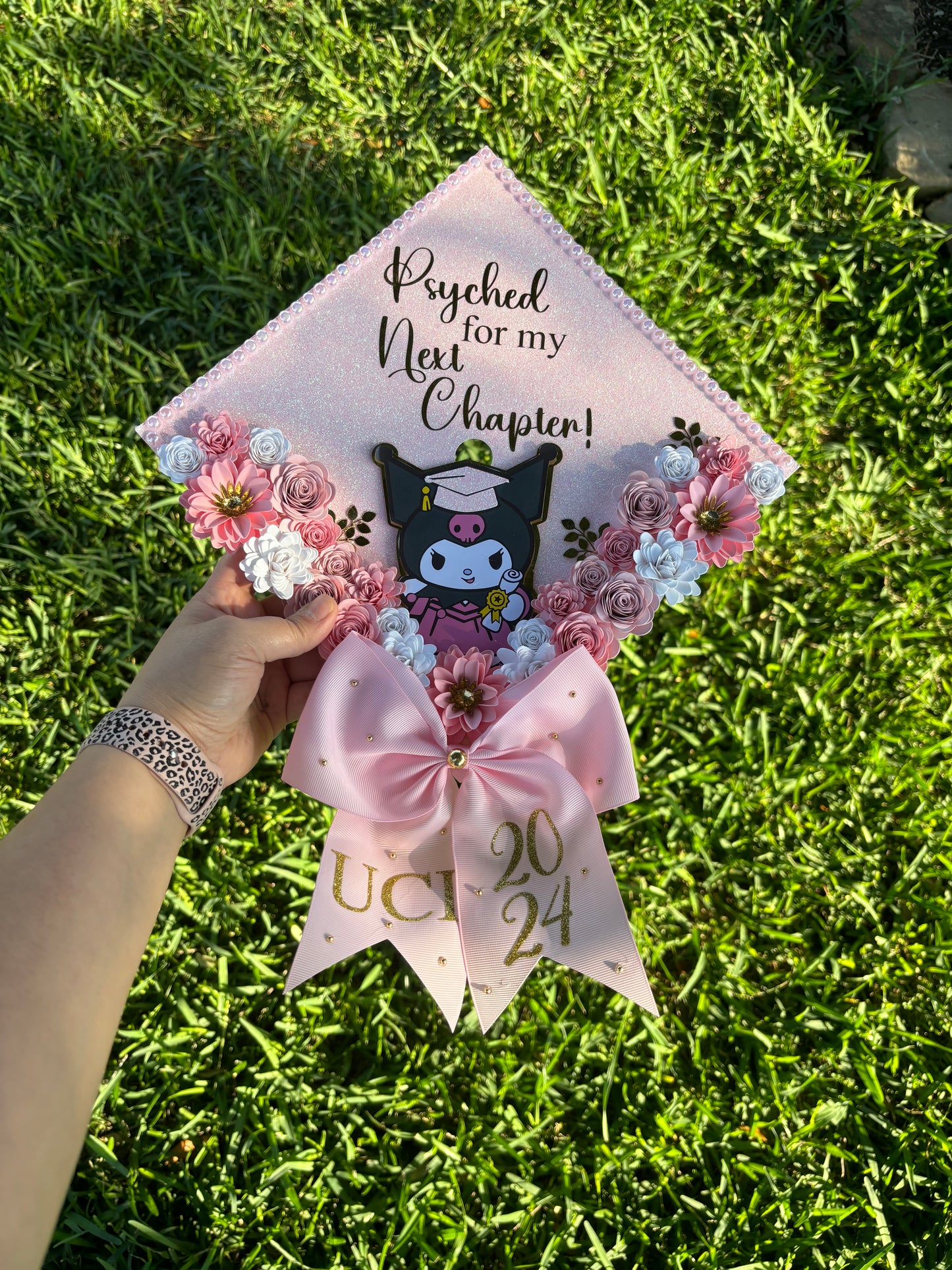 Kitty Grad Cap Topper