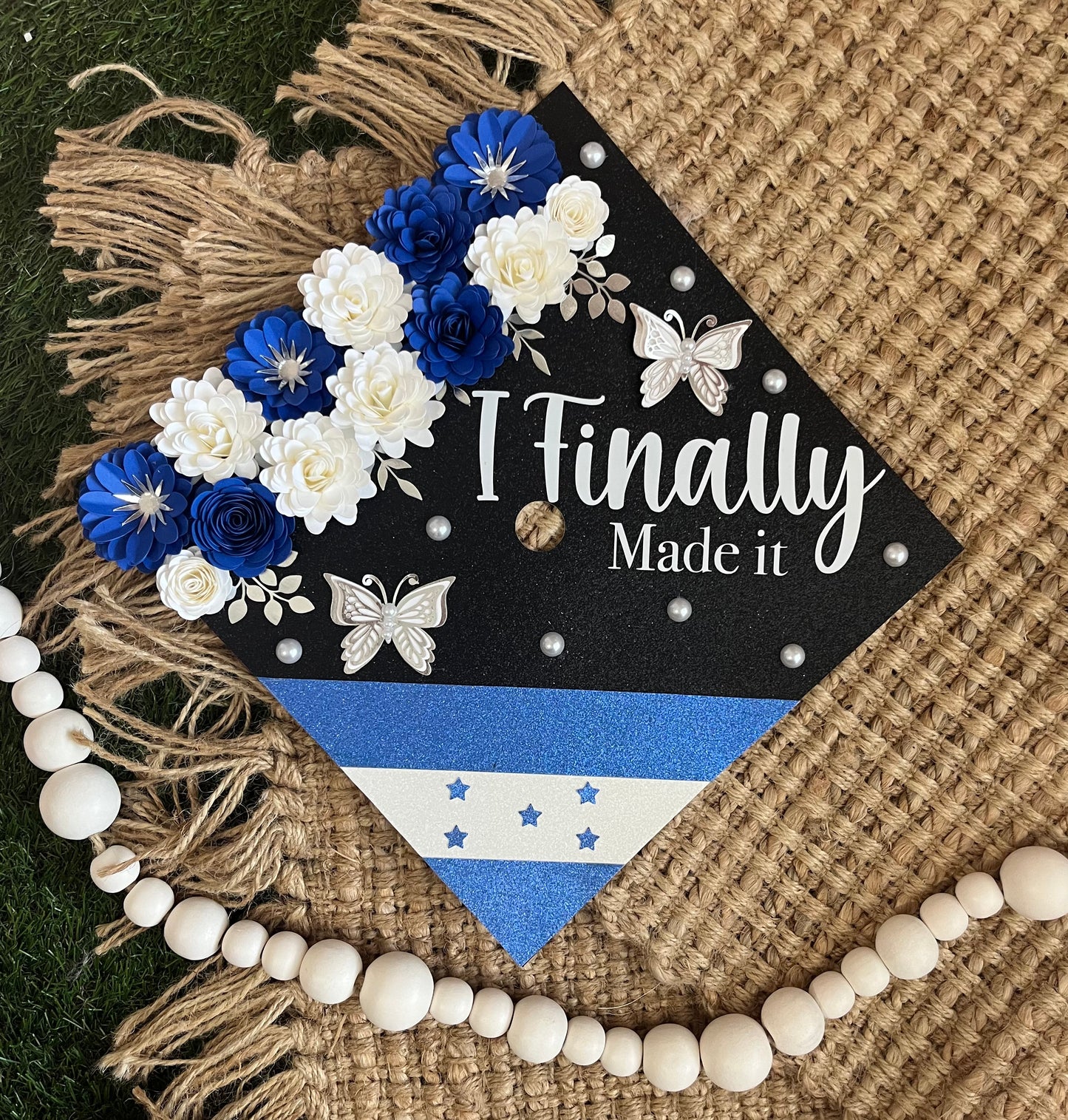 Grad Cap Topper 1 Country Flag