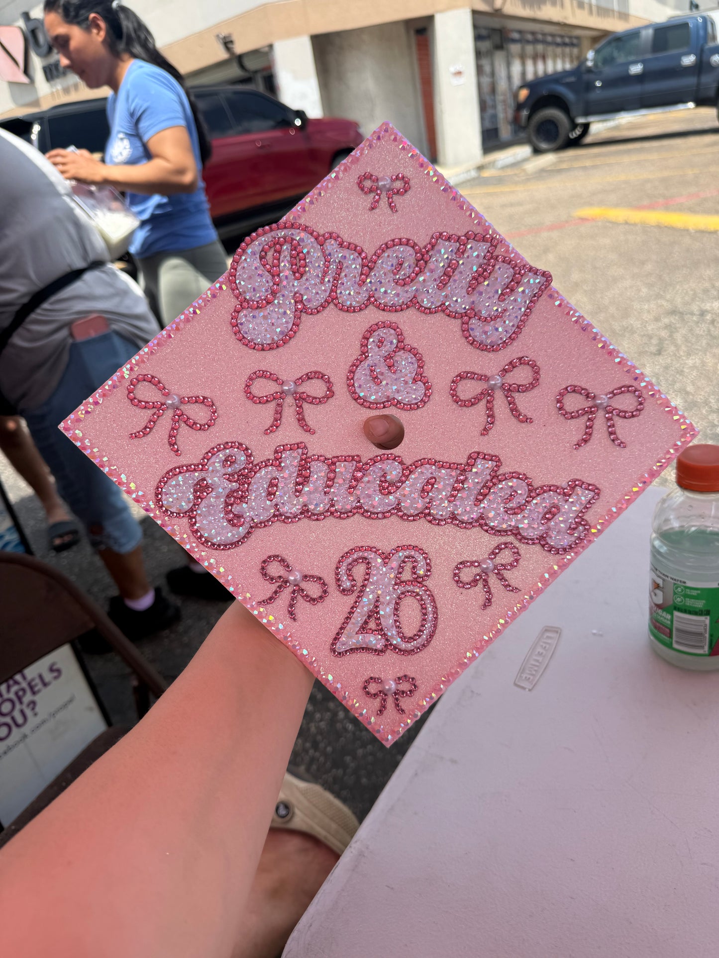 Custom bling topper