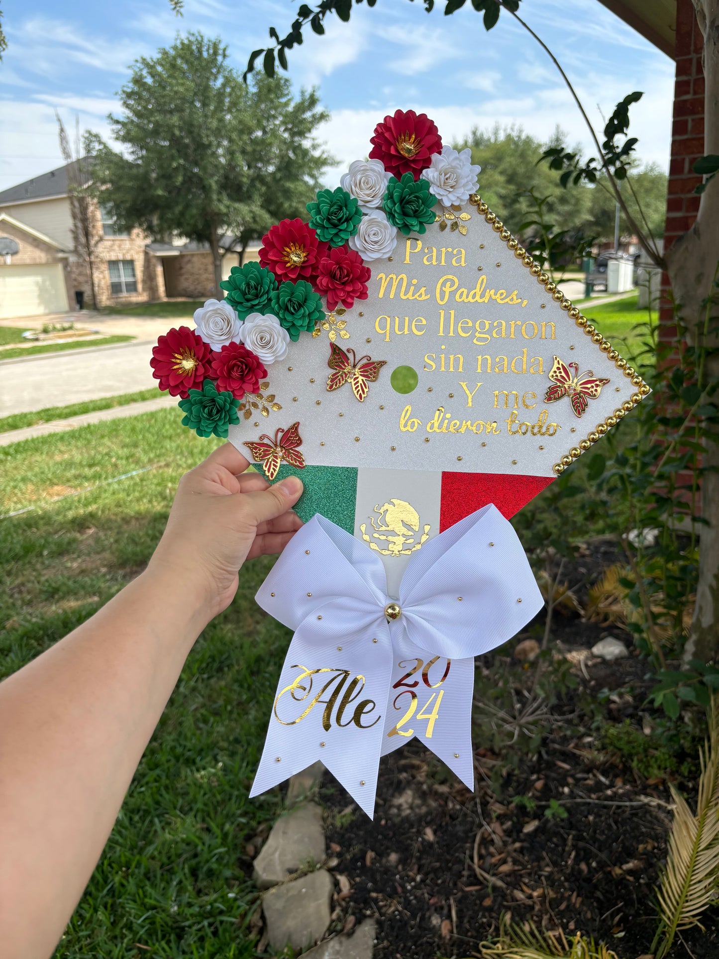 Grad Cap Topper 1 Country Flag