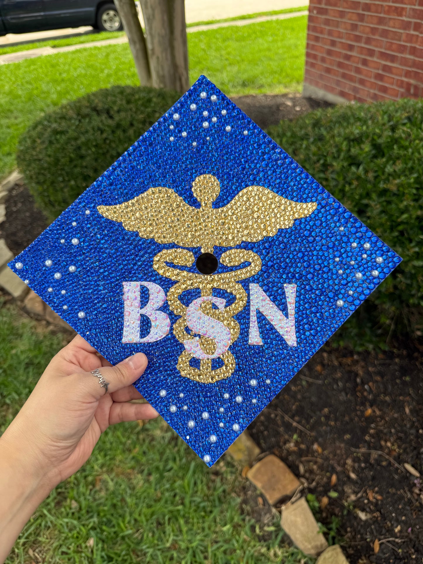 Custom bling topper