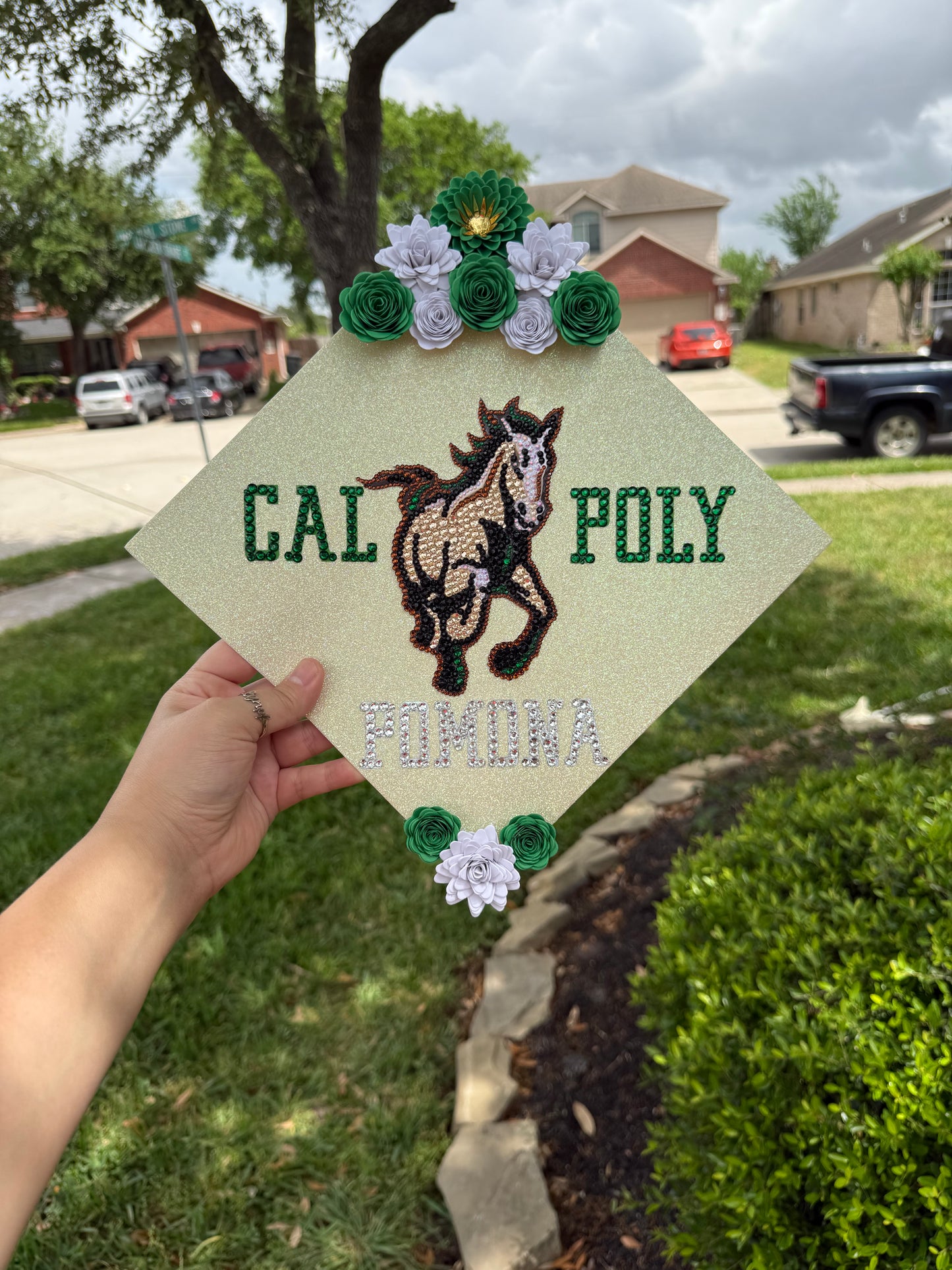 Custom bling topper
