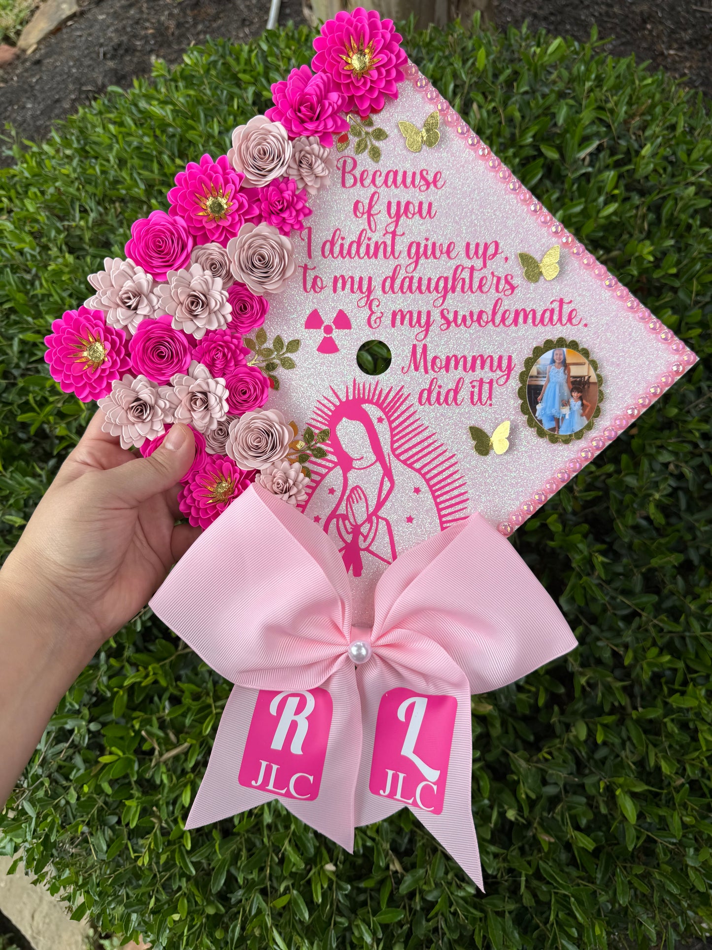 Grad Cap Topper Virgin mary