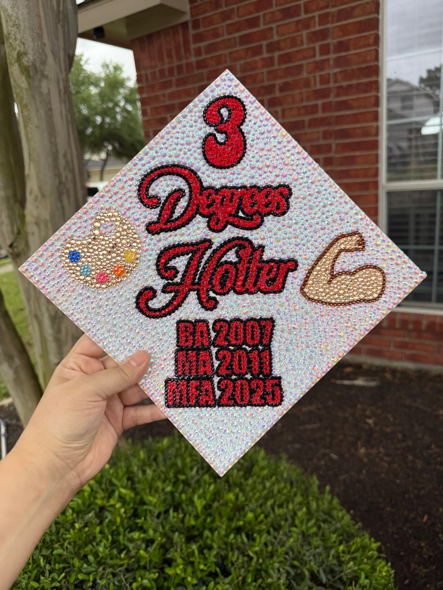 Custom bling topper