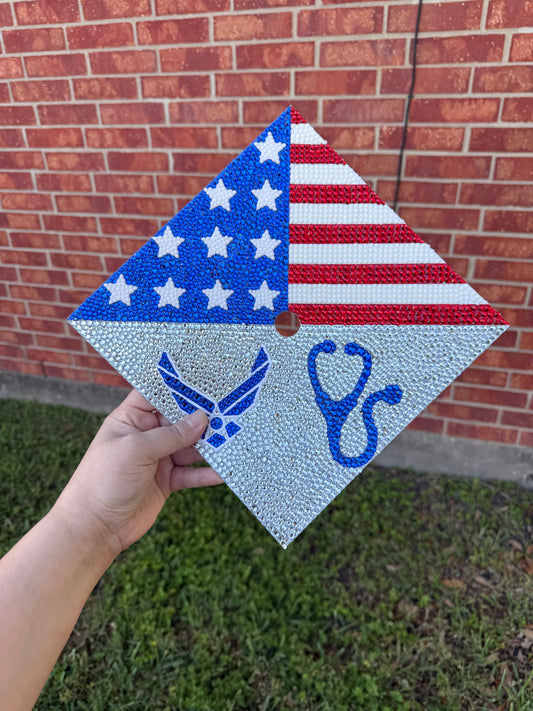 Custom bling topper
