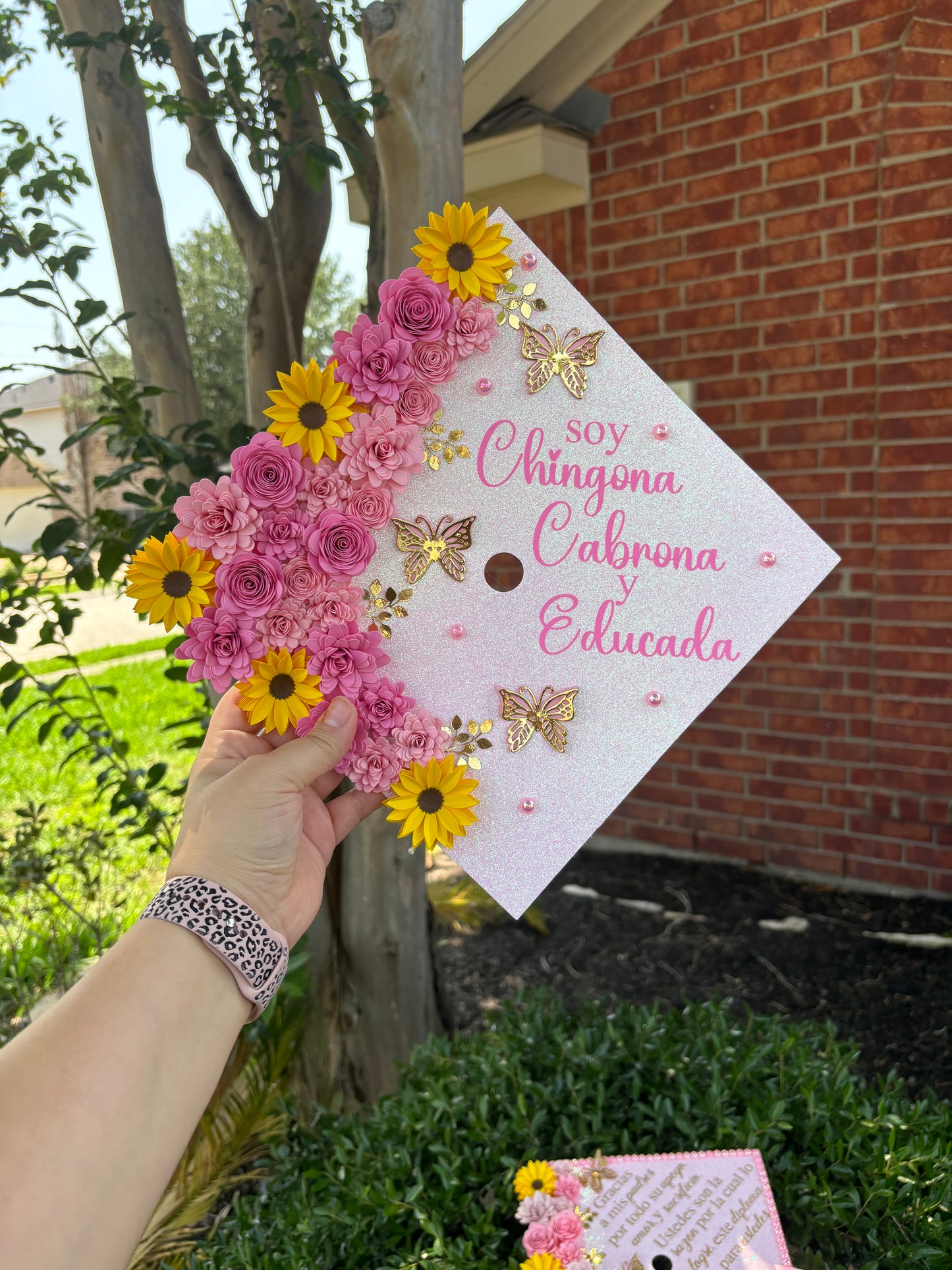 Grad Cap Sunflowers