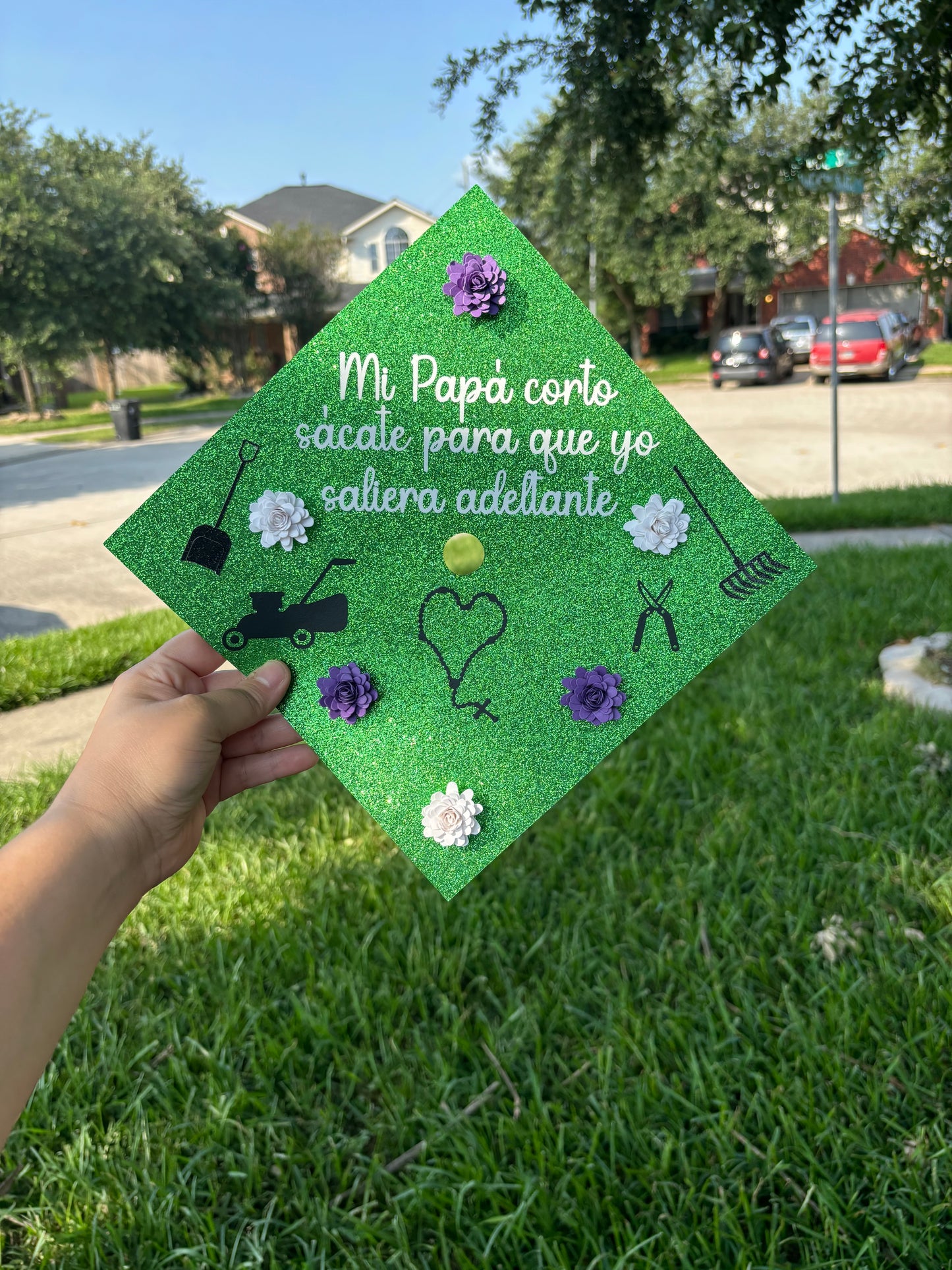 Grad Cap Topper/ no flowers