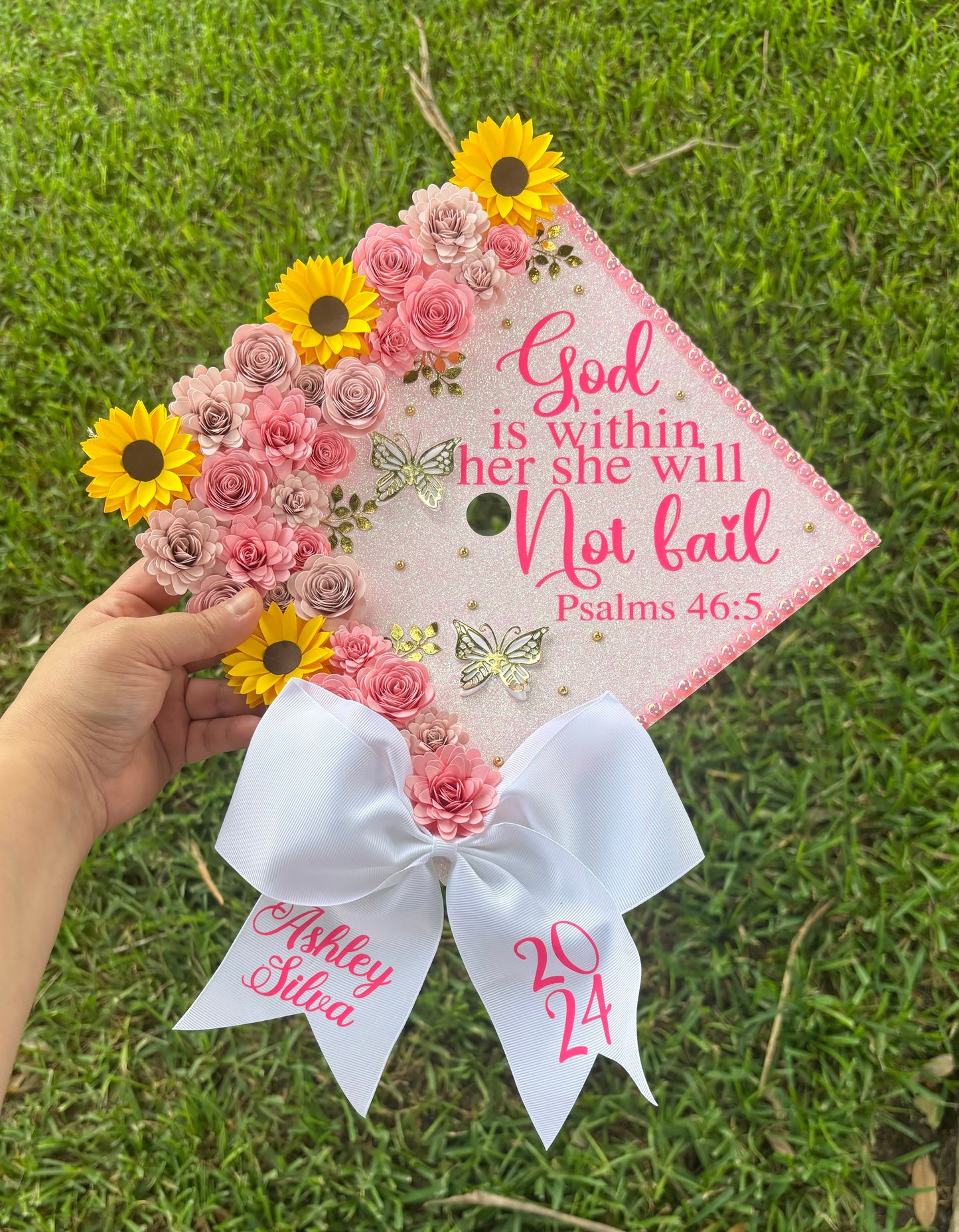 Grad Cap Sunflowers