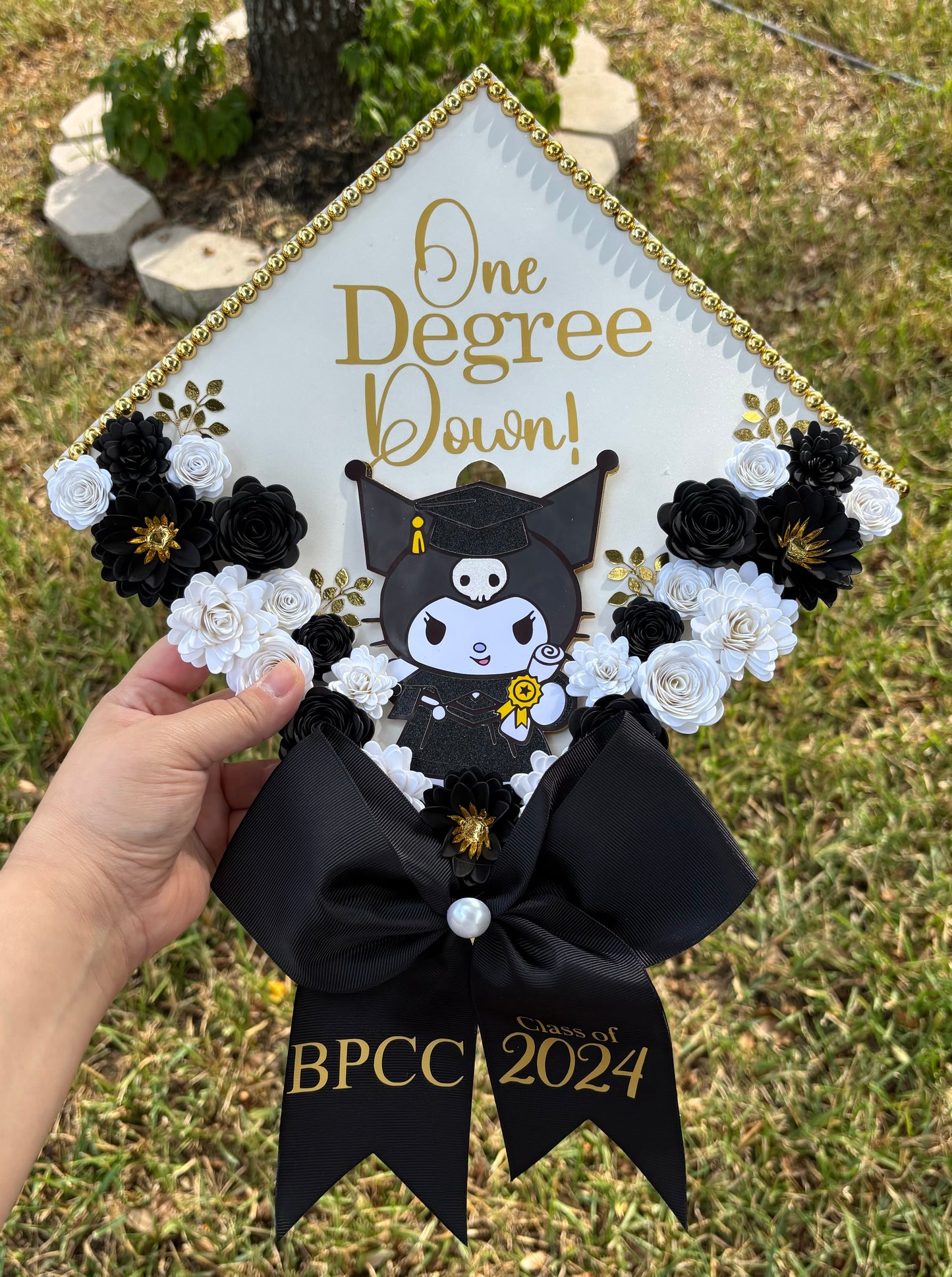 Kitty Grad Cap Topper