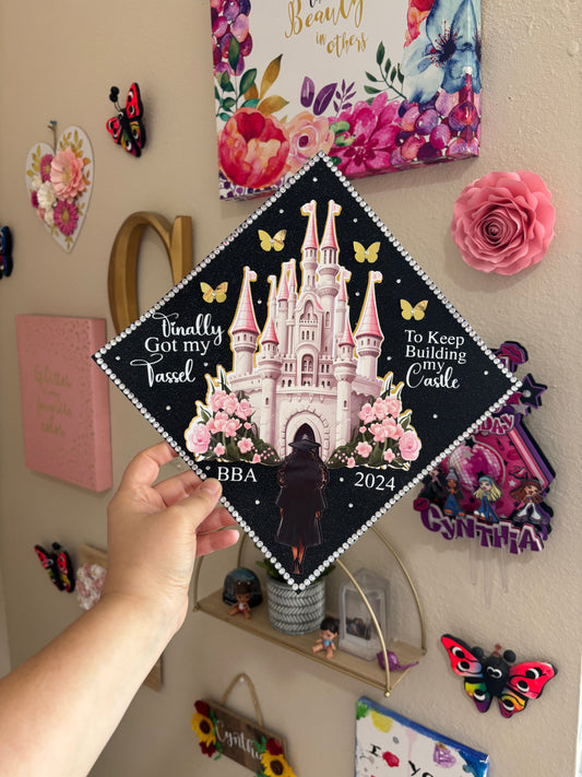 Grad Cap Topper/ no flowers