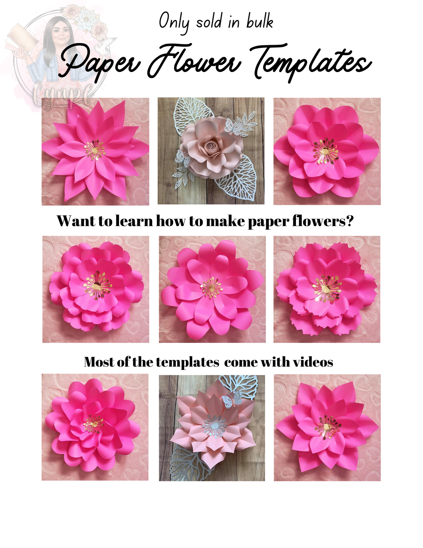 Paper Flower templates