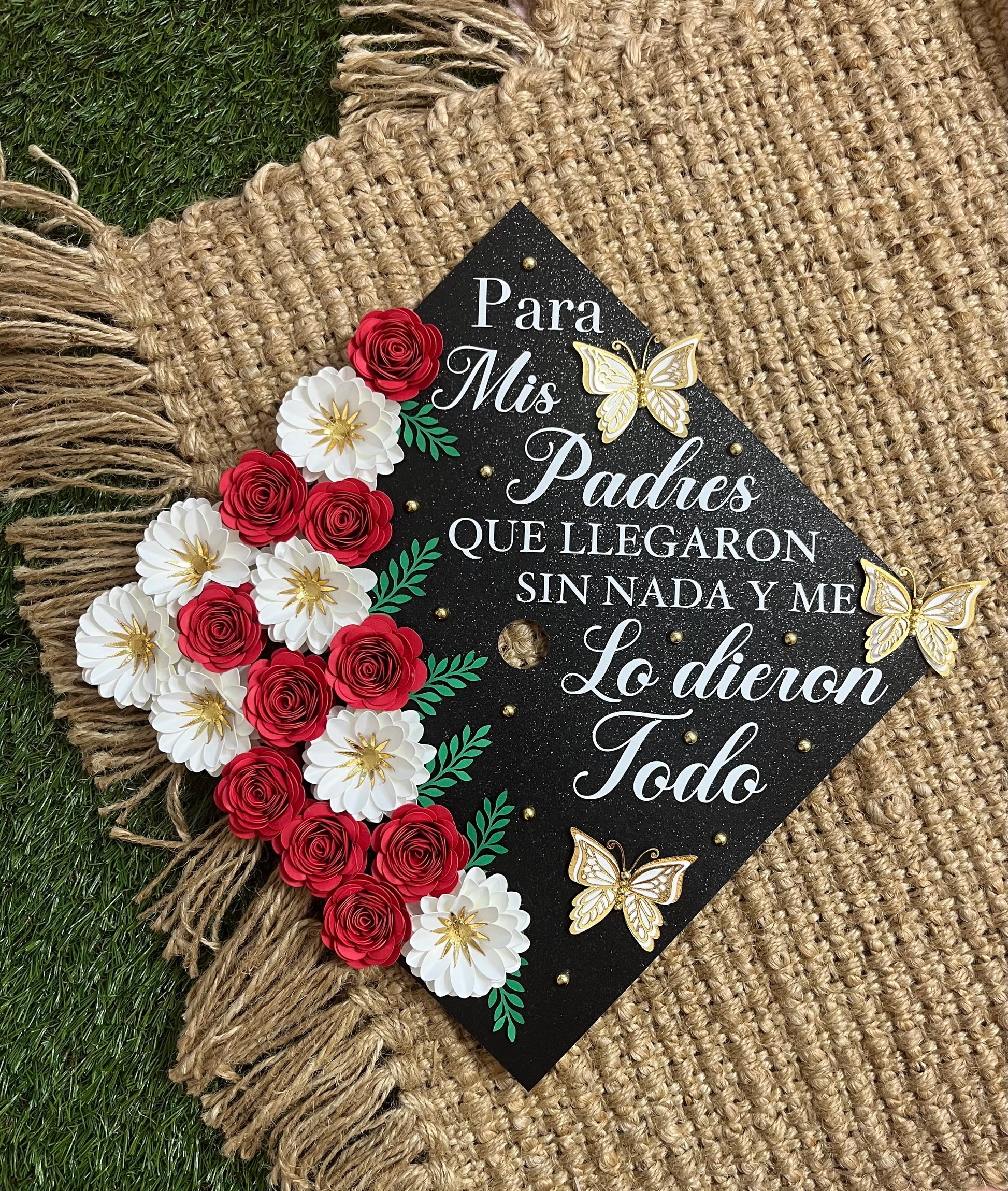 Latina Grad Cap Topper El Salvador Graduation Decoration for -  Portugal